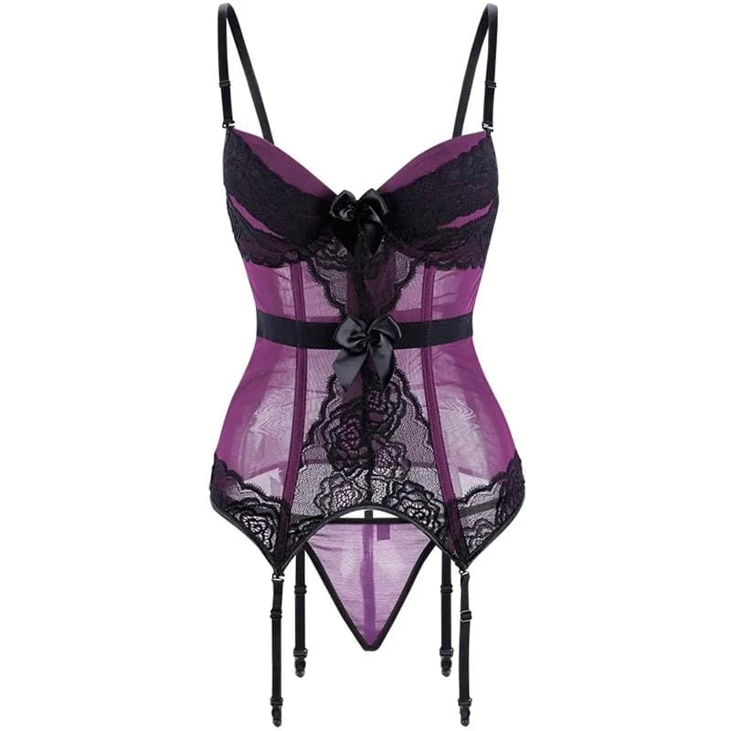 Corsetto femminile in taglie grandi - viola / s