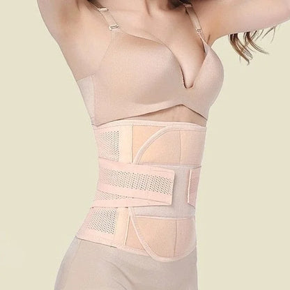 Corsetto snellente con chiusura in velcro - beige / xs