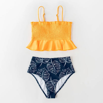 Costume da bagno bikini due pezzi con volant