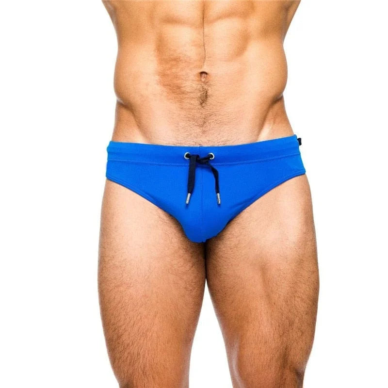 Costume da bagno uomo con push-up - blu / xs