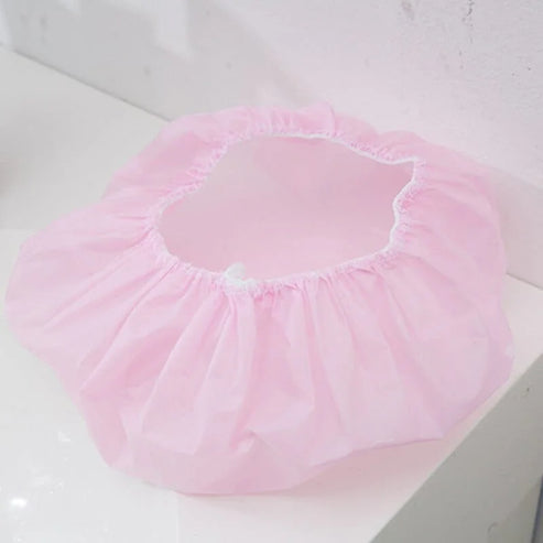 Cuffia da doccia elastica - rosa / universale