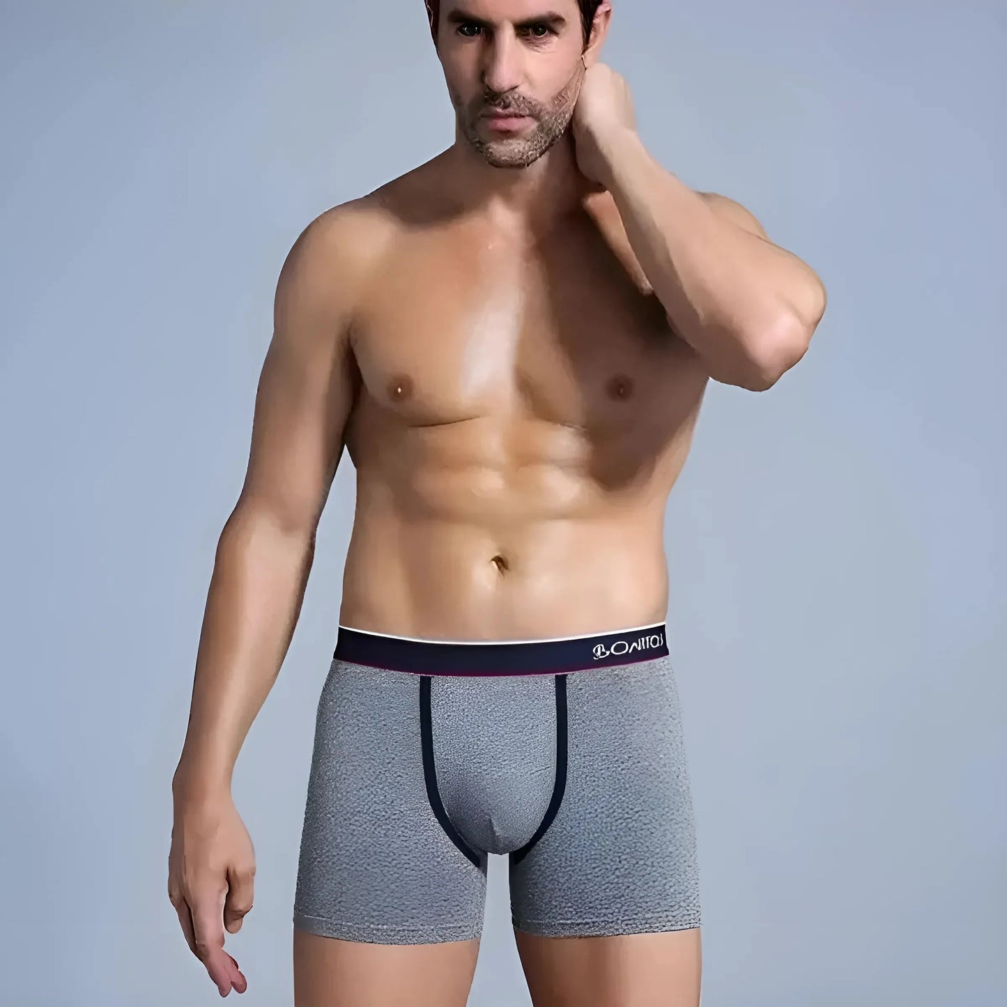 Grigio Scuro Boxer lunghi da uomo