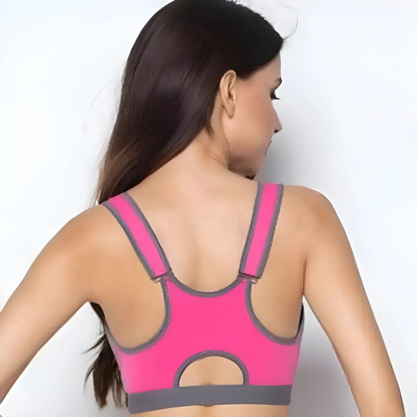  Bra Sportivo Doppio con Zip