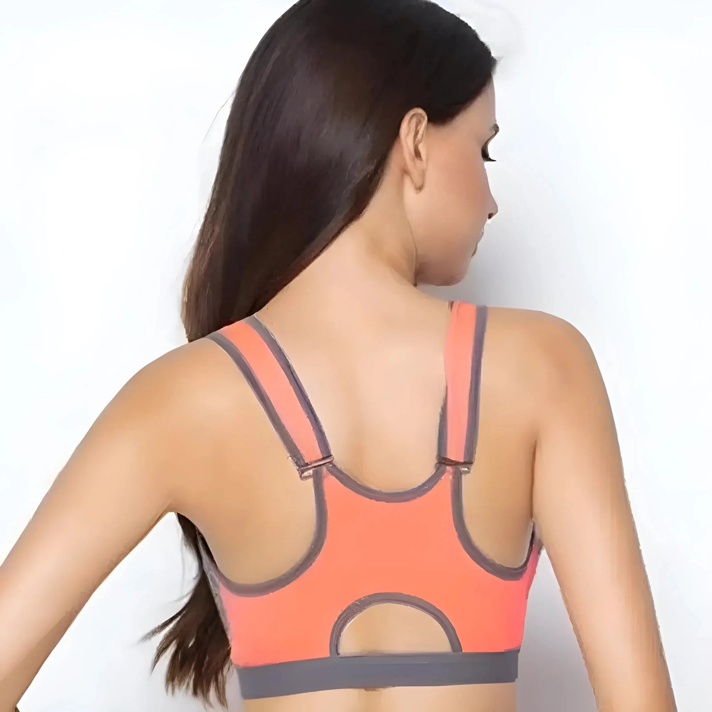  Bra Sportivo Doppio con Zip