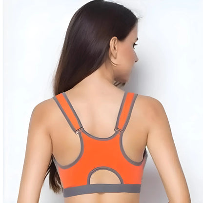  Bra Sportivo Doppio con Zip