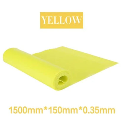 Fascia elastica di resistenza per yoga 1,5 m - giallo / universale