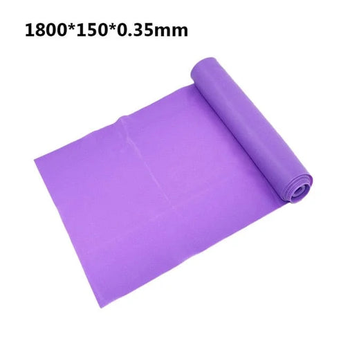 Fascia elastica di resistenza per yoga 1,8 m - viola / universale