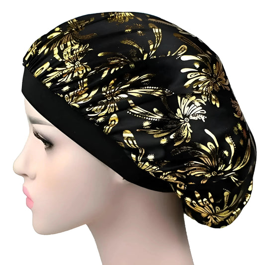 Oro Cappello da notte con decorazioni metalliche