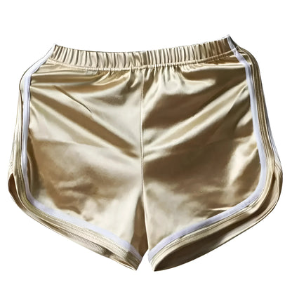 Oro Pantaloni Sportivi Brillanti