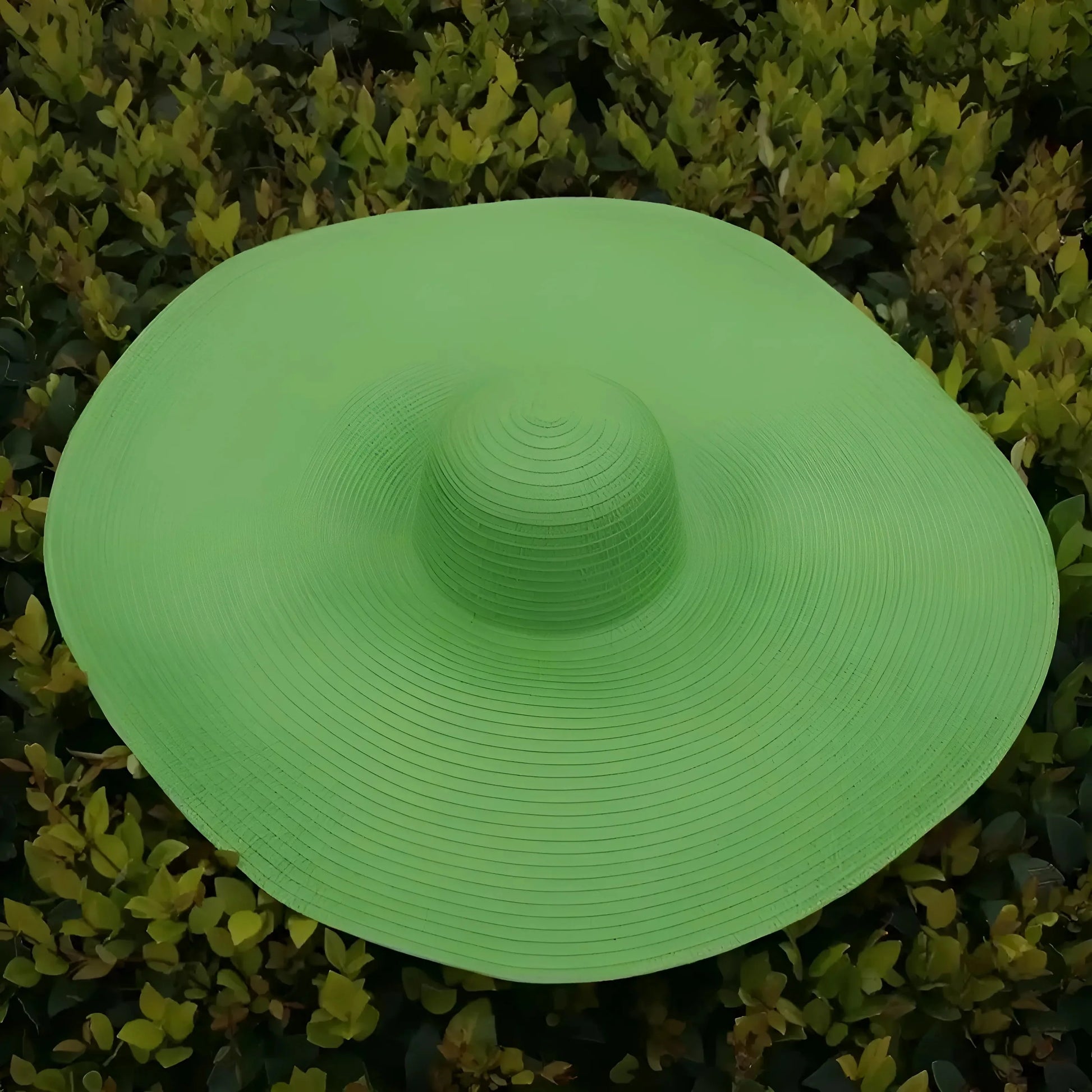 Verde Cappello da spiaggia a tesa larga