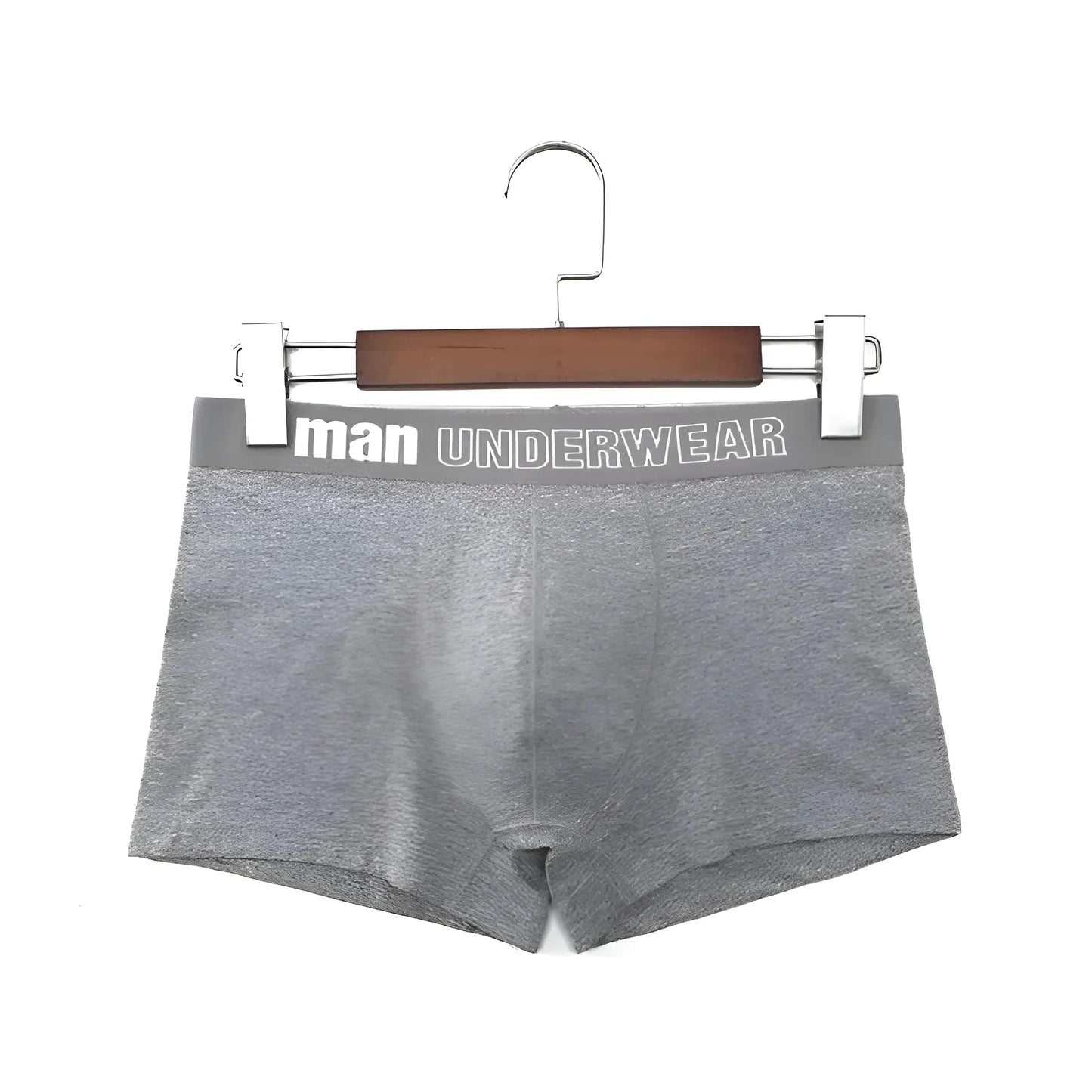 Grigio Boxer Classici da Uomo di Manunderwear