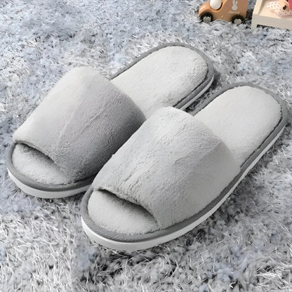Grigio Pantofole Classiche da Donna