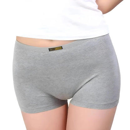 Grigio Shorts in Cotone per Donna