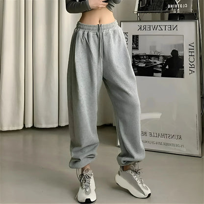 Grigio Pantaloni Sportivi Larghi