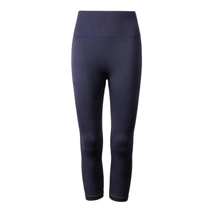 Grigio Leggings Sportivi con Ampia Vita