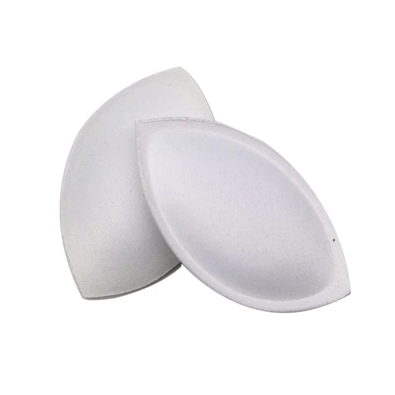 Inserti in tessuto a forma di goccia per reggiseno - bianco / universale