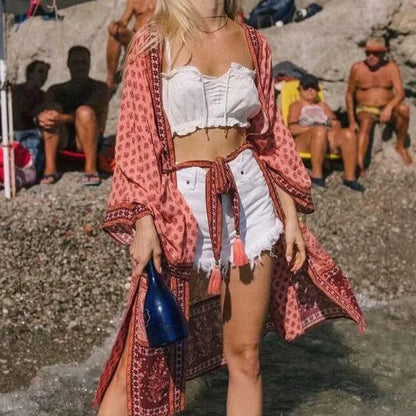 Kimono da spiaggia in stile vintage