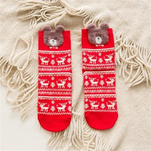 Kopia calzini natalizi per donna - rosso