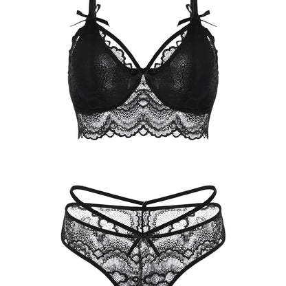  Set di Lingerie in Pizzo con Bralette