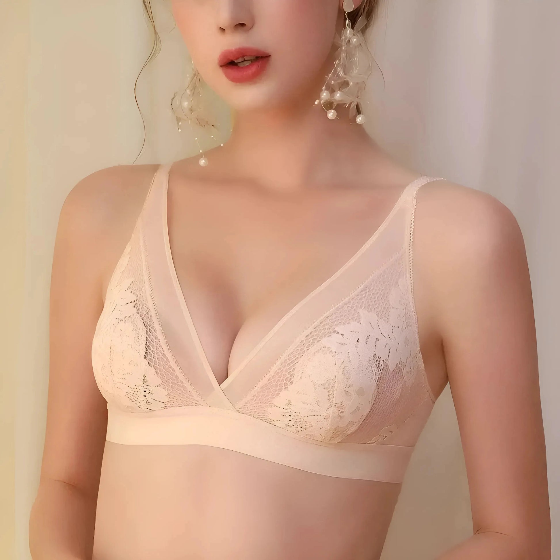  Reggiseno a triangolo in pizzo