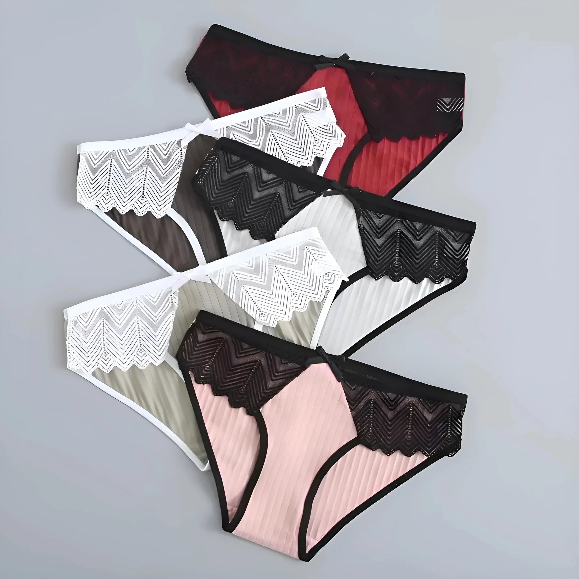  Collant con bordo in pizzo