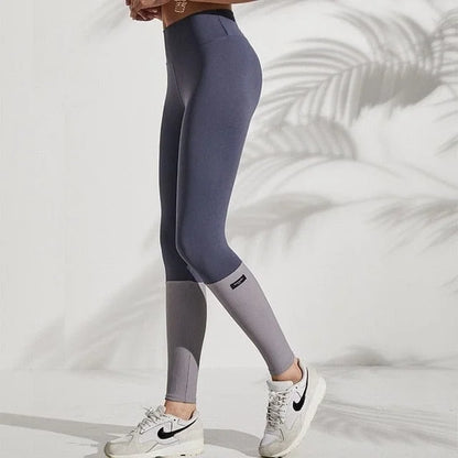 Leggings sportivi bicolori - blu / s