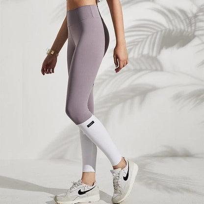 Leggings sportivi bicolori - grigio / s