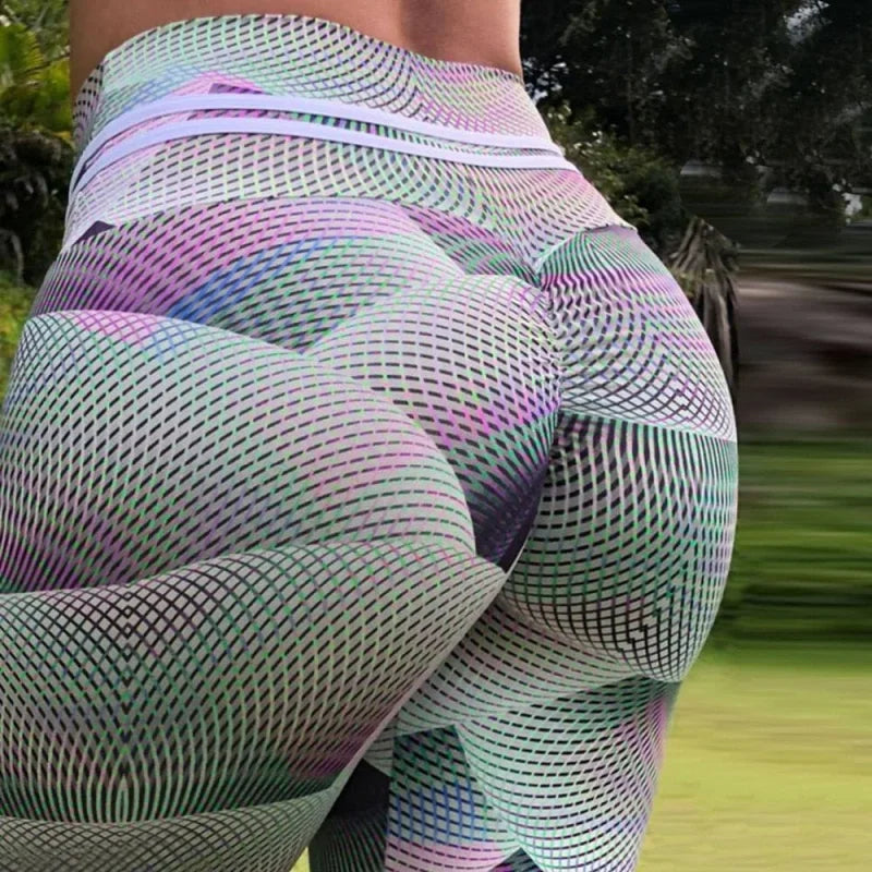 Leggings sportivi con motivi colorati