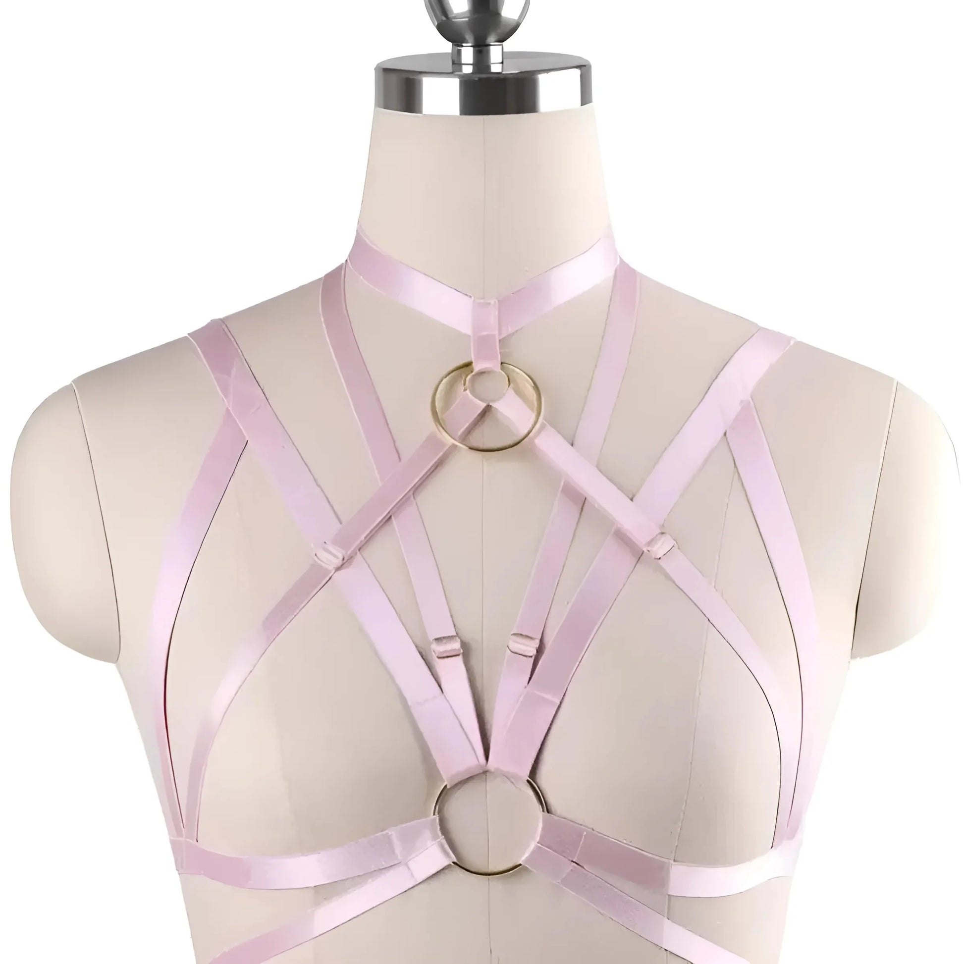 Rosa Chiaro Harness Colorata Pastello