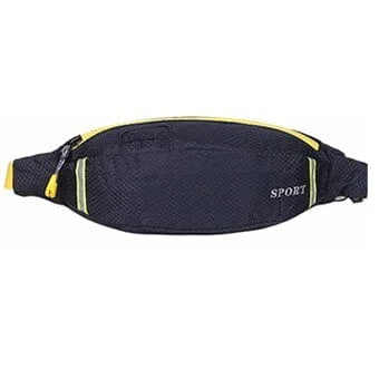 Marsupio da corsa sports - blu navy / universale