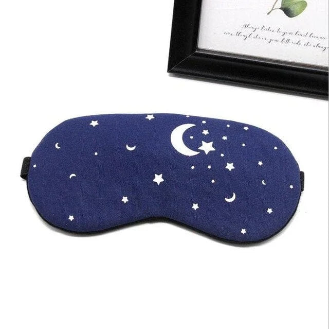 Maschera per gli occhi classica - blu navy / universale