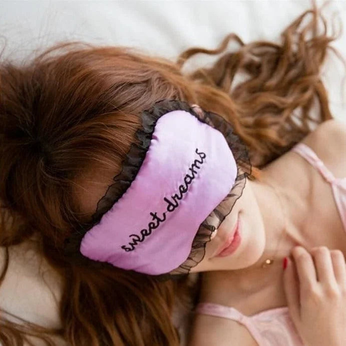 Maschera per gli occhi sweet dreams - viola / universale