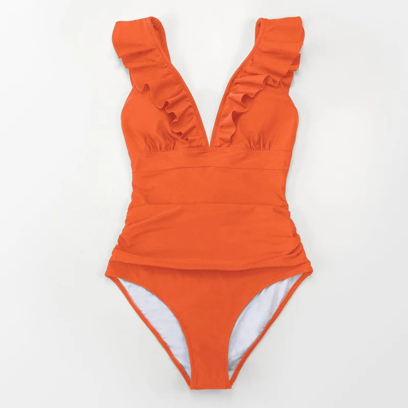 Monokini con volant