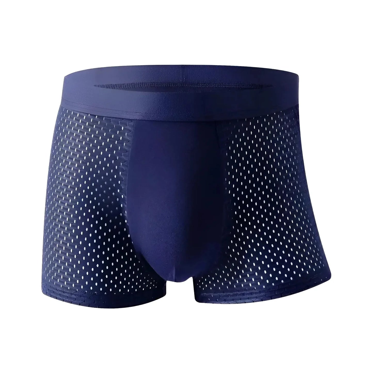 Blu Marino Boxer da uomo traspiranti