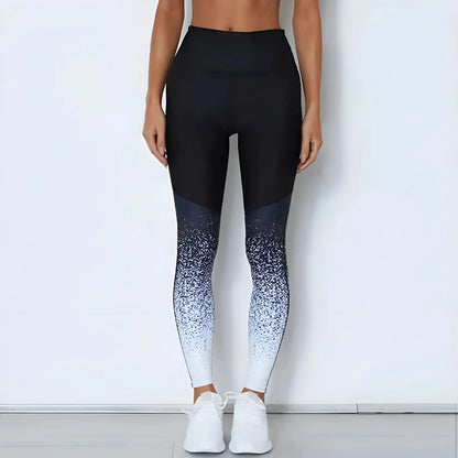  Ombre Effect Leggings Sportivi