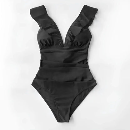  Costume intero monokini con volant