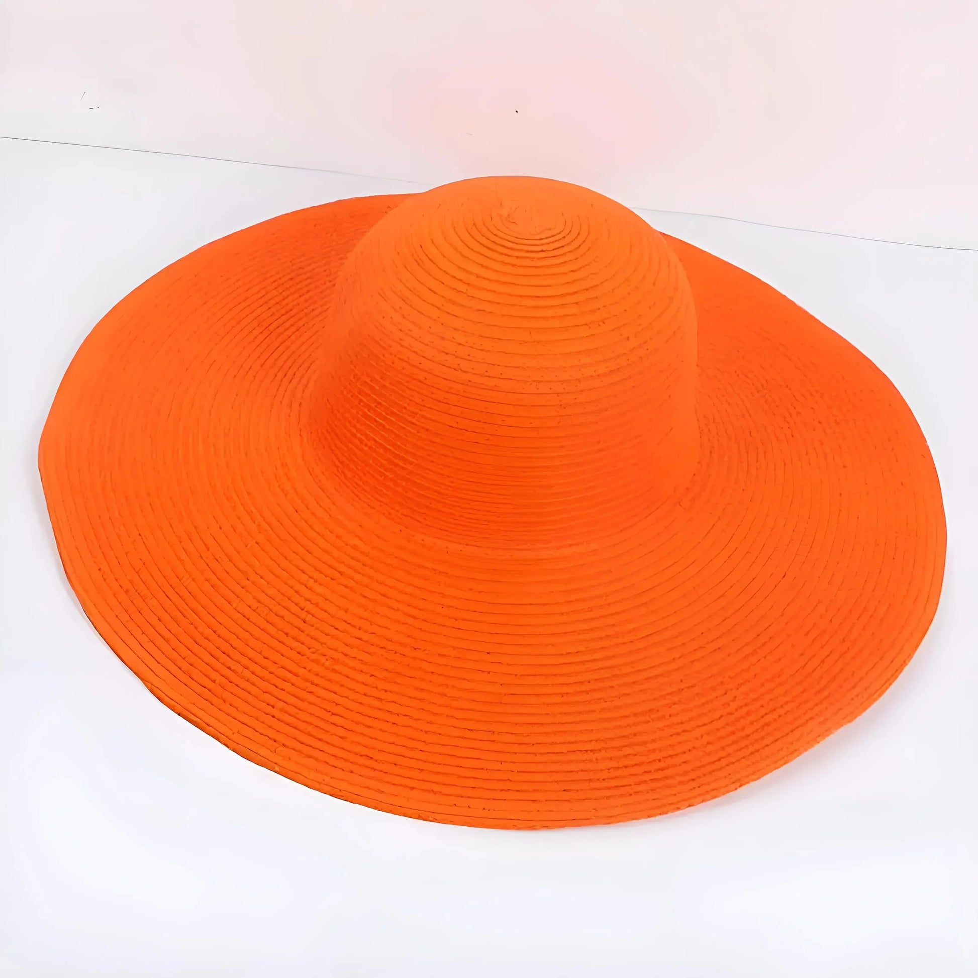 Arancione Cappello da Spiaggia Classico