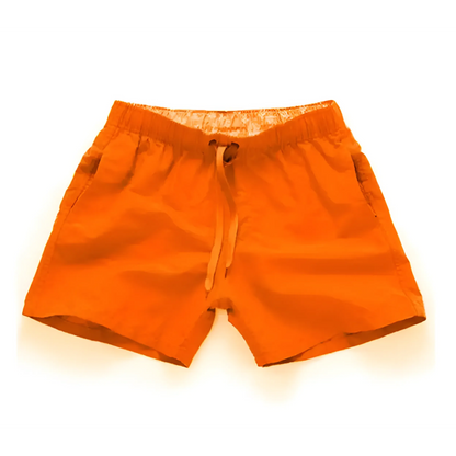 Arancione Shorts da bagno da uomo con tasche in vari colori