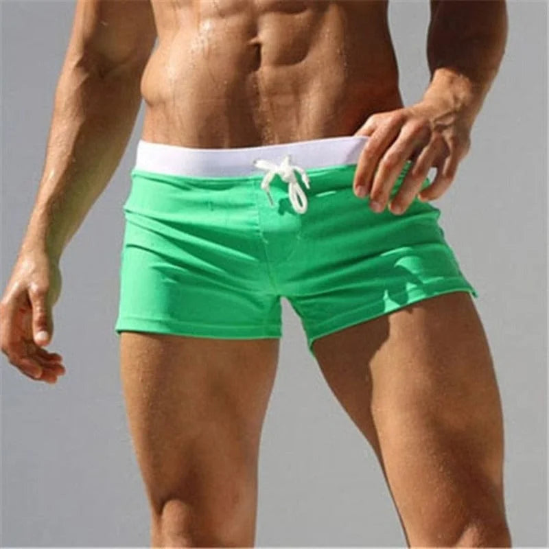 Pantaloncini da bagno per uomo - verde / s