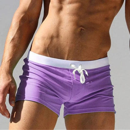 Pantaloncini da bagno per uomo - viola / s