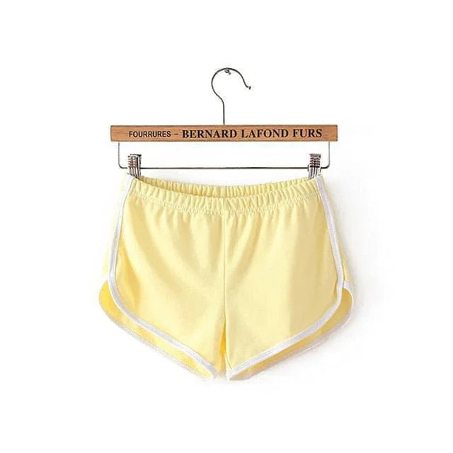 Pantaloncini da notte sportivi - giallo chiaro / universale