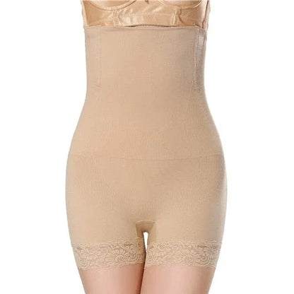 Pantaloncini modellanti a vita alta - beige / m/l