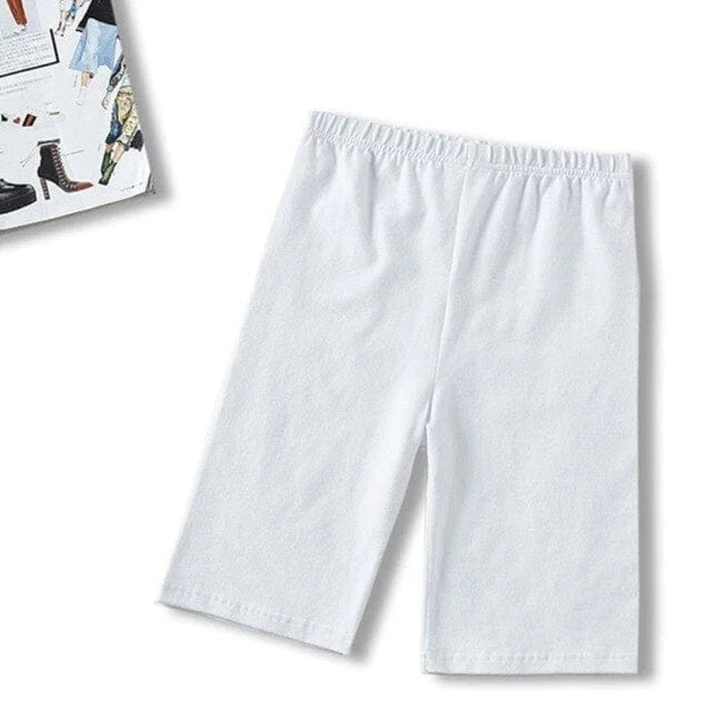 Pantaloncini sportivi con scritte - bianco / s