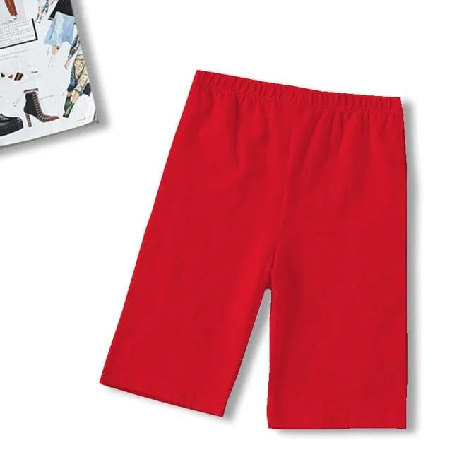 Pantaloncini sportivi con scritte - rosso / s