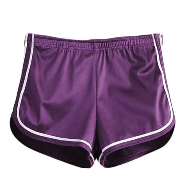 Pantaloncino sportivo lucido - viola / s