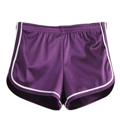 Pantaloncino sportivo lucido - viola / s