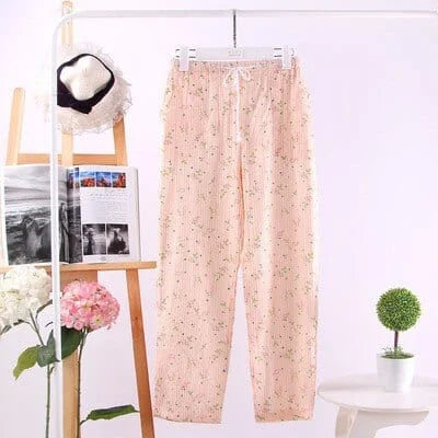 Pantaloni da notte a fantasmini colorati - beige / s