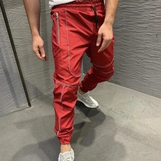 Pantaloni da tuta con righe - rosso / s