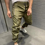 Pantaloni da tuta con righe - verde / s