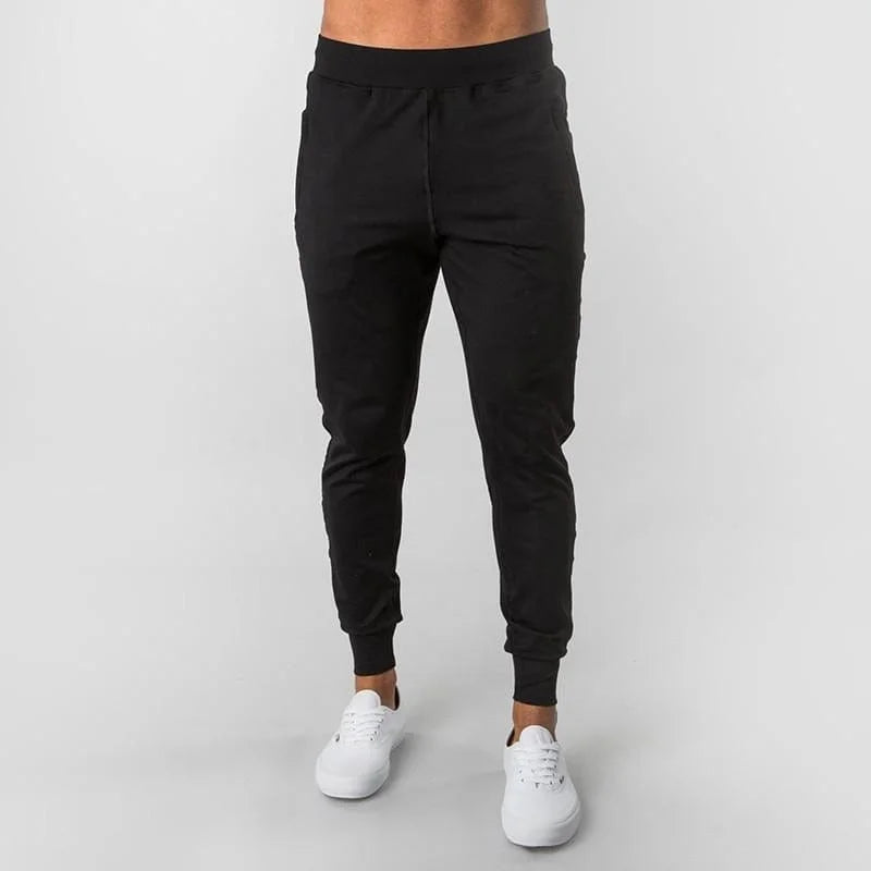 Pantaloni da tuta maschili in stile jogger - nero / s